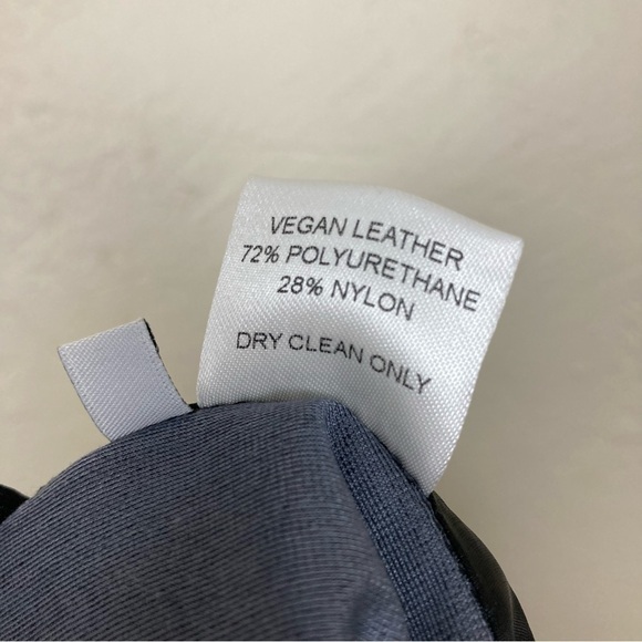 Soft Animal Side Slit Leather Skirt - Picture 3 of 9